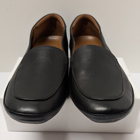 Naturalizer® Bashful Slip-On Leather Loafers in Black Leather - Picture 9 of 15